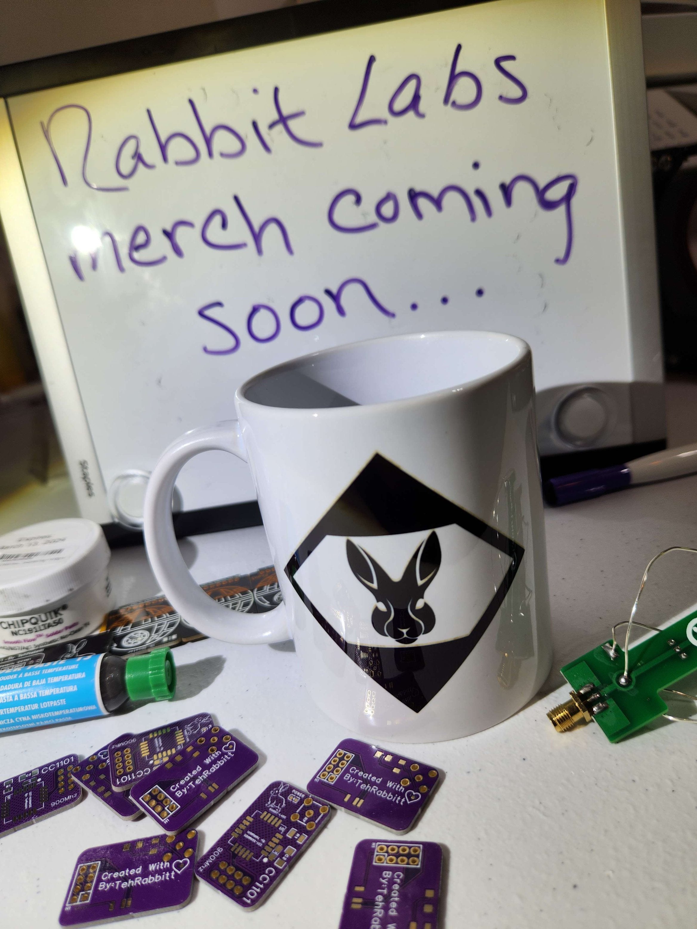 Rabbit-Labs - Hazardous Rabbit Coffee Mug | Rabbit-Labs